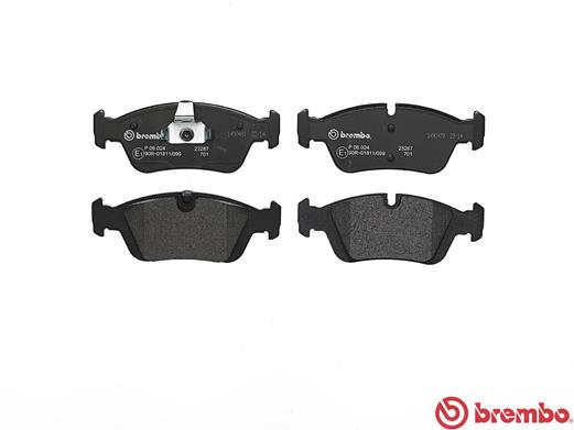 A.B.S. P 06 024 BREMBO Bremsbelagsatz, Scheibenbremse